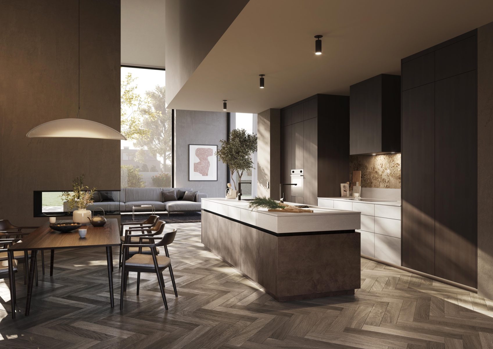 Moderne keuken uit de showroom van Langen